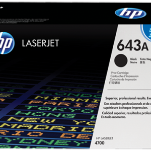 HP 643A BLACK TONER CARTRIDGE (Q5950A)