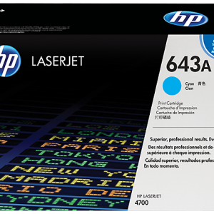 HP 643A CYAN TONER CARTRIDGE (Q5951A)